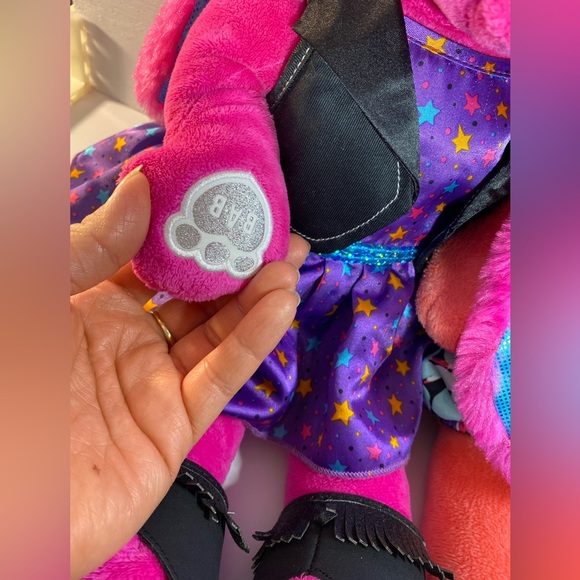 20" Build A Bear Honey Girl Risa Pink & Misha Rock Stars Singing Plushes BAB - Picture 13 of 13